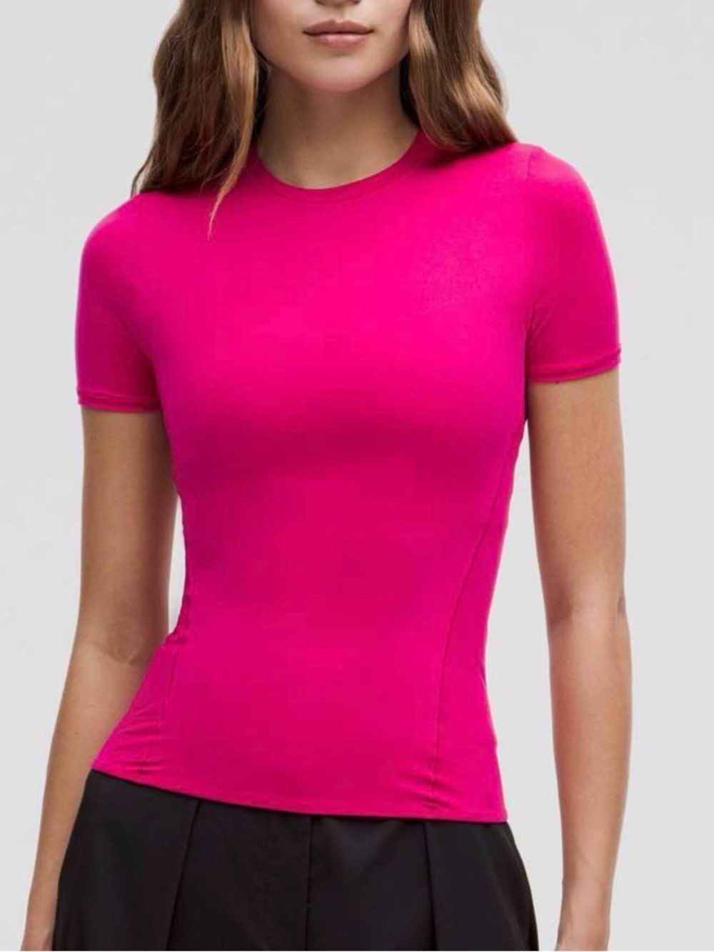 Lululemon Wundermost Ultra-Soft Nulu Hip-Length Crewneck Shirt - Size M
